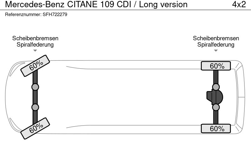 Fourgonnette Mercedes-Benz CITANE 109 CDI / Long version: photos 15