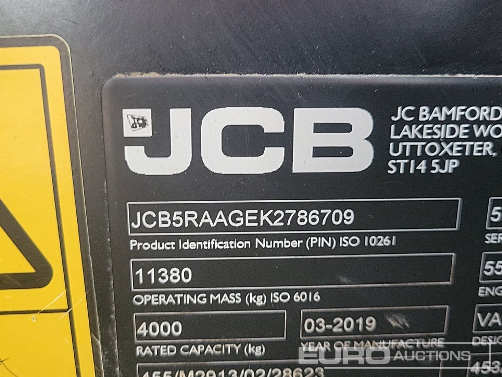 Chariot télescopique 2019 JCB 540-180 Hi Viz: photos 49