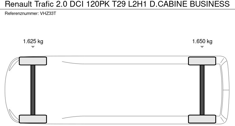 Fourgonnette, Utilitaire double cabine Renault Trafic 2.0 DCI 120PK T29 L2H1 D.CABINE BUSINESS: photos 18
